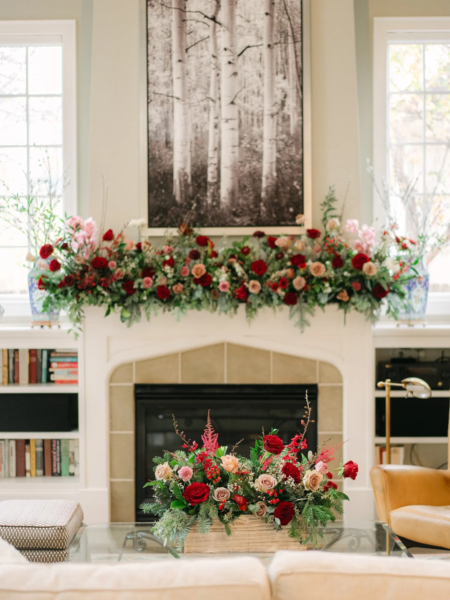 L’Esprit de Noël holiday flower design, image 2