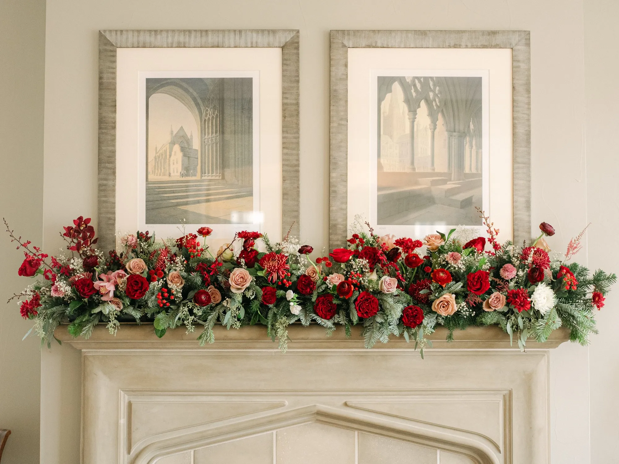 L’Esprit de Noël holiday flower design, image 3