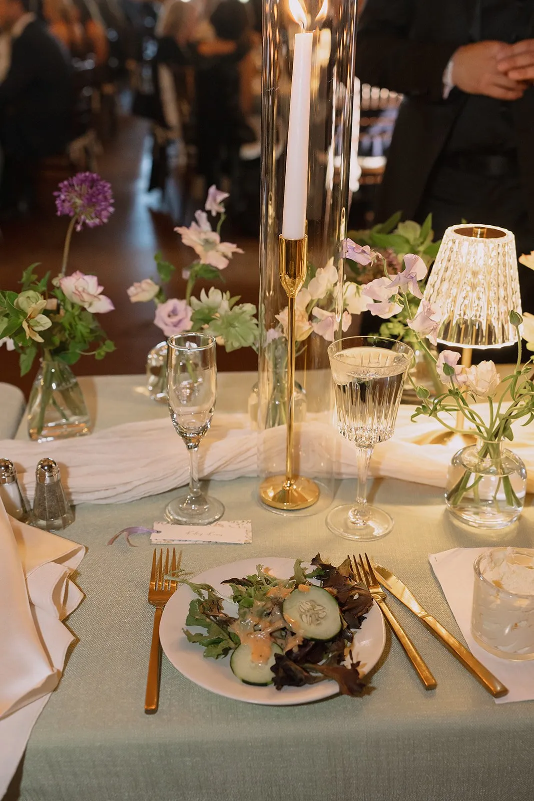 Chartreuse, white, and lilac Spruce Mountain Ranch wedding, image 8