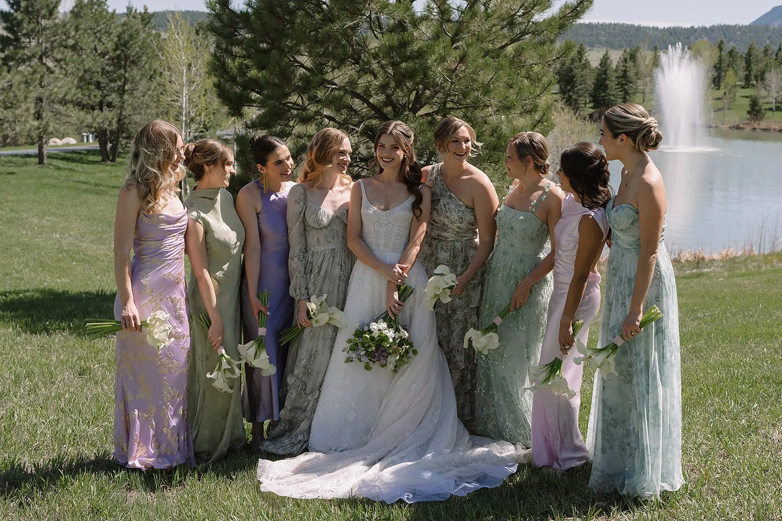 Former portfolio lead image from the Spruce Mountain Ranch wedding