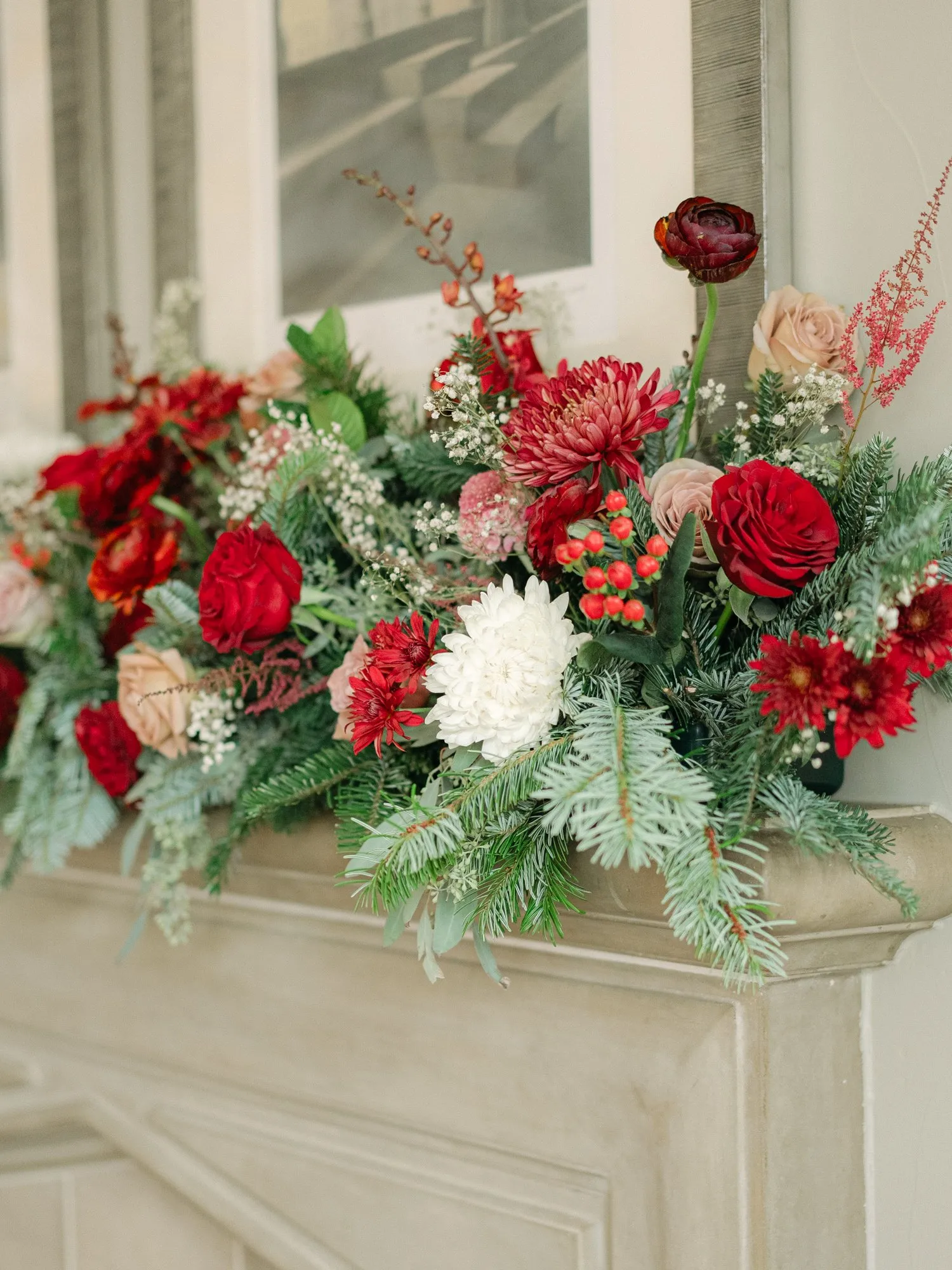 L’Esprit de Noël holiday flower design, image 12