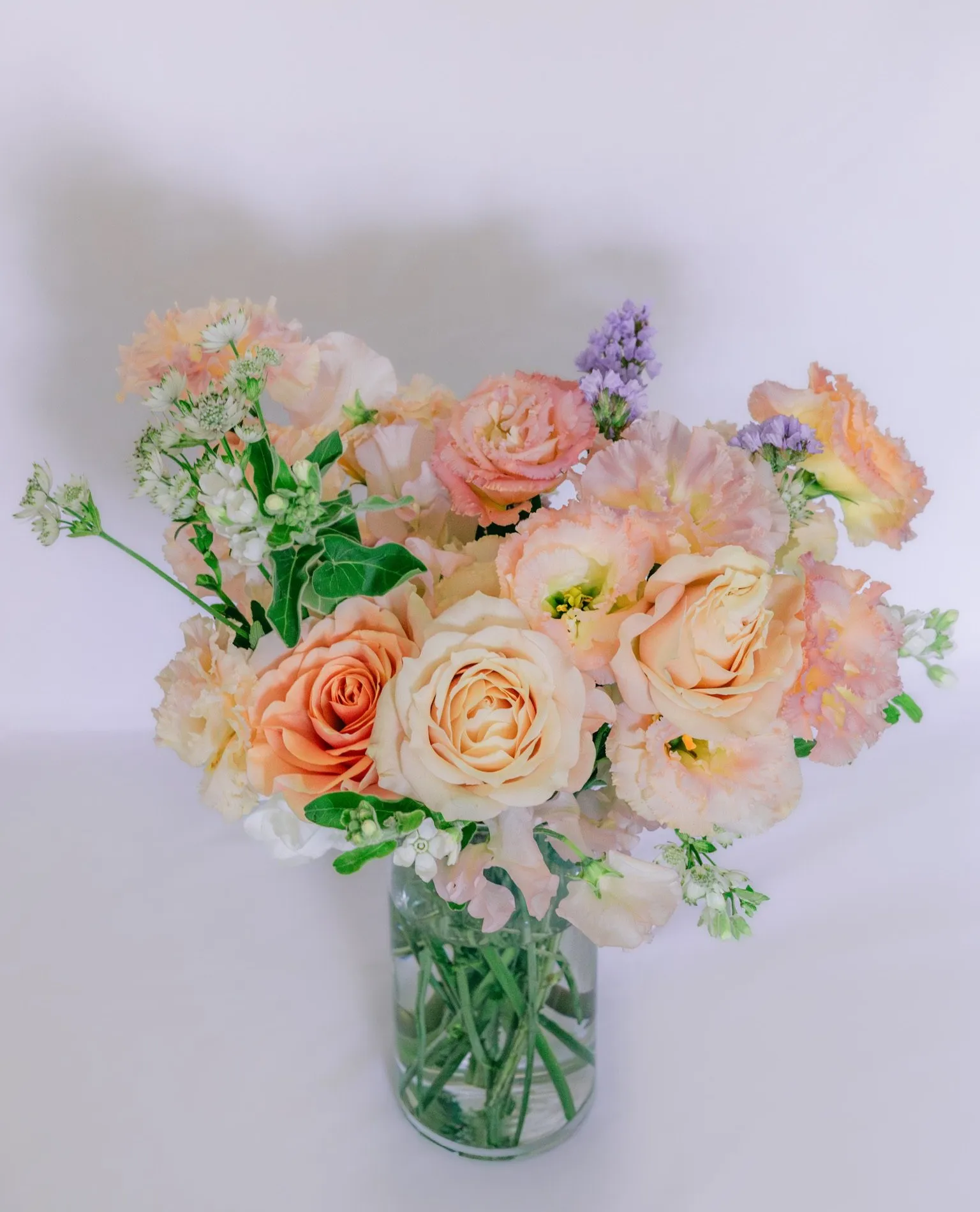 Simply Stunning Bouquet with pastel white and blush pink florals
